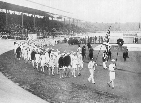 Церемония открытия Олимпийских игр 1908 г., британская сборная 